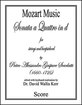 Sonata a Quattro in d Orchestra sheet music cover